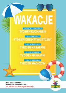 Sierpień w Sali Zabaw Młynek